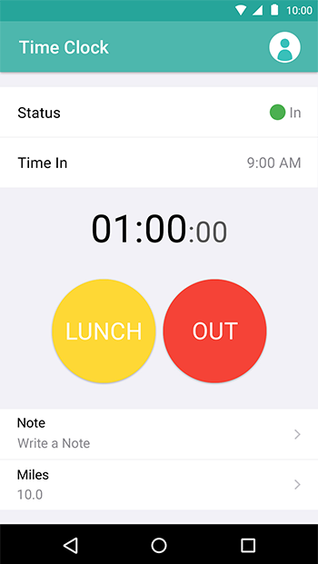Online Time Clock App for Employees